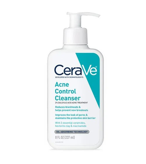 CeraVe Acne Treatment Face Wash with Salicylic Acid