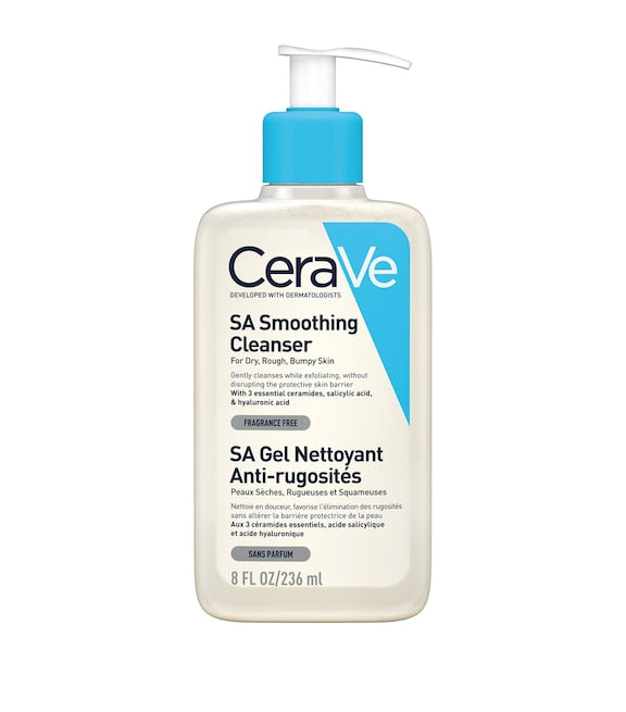 CeraVe SA Smoothing Cleanser for Dry, Rough, and Bumpy Skin