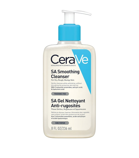 CeraVe SA Smoothing Cleanser for Dry, Rough, and Bumpy Skin